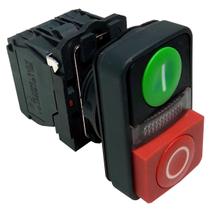 Botão On/Off com LED 220VAC Modelo XB5-AW84M5 Quadrado WEG