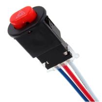Botão Para Pisca Alerta Moto Scooter Carro Universal