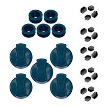 Botão + Pés Trempe + Vedação Registro Cooktop Fischer 5b Botão + Pés Trempe + Vedação Registro Cooktop Fischer 5b