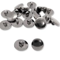Botão Pezinho 18mm Grafite Para Casaco Blazer Costura - 50 peças