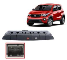 Botão Pisca Alerta Desembaçador Fiat Mobi 4 Pinos