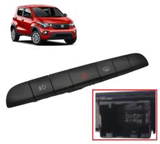 Botao Pisca Alerta Farol Milha Desembaçador Fiat Mobi
