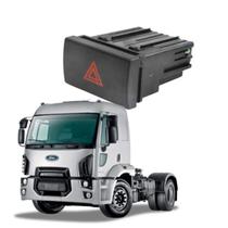 Botão Pisca Alerta Interruptor de Emergência Ford Cargo Extra Pesado 2013 a 2019 24v - BC4513A350BA