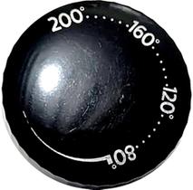 Botão Plástico externo do Termostato tem as medidas 80 120 160 200 graus Ri9201 hd9201 ri9202 hd9202