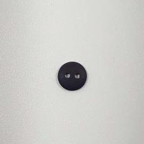 Botão Preto 10mm 2 Furos Plástico Abs Fosco 50Un 100Un 200Un vestidos uniformes casacos blazer Botões 44436V Botão Preto 10mm 2 Furos Plástico Abs Fosco 50Un 100Un 200Un vestidos uniformes casacos blazer Botões 44436V