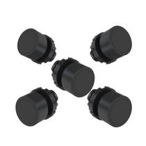 Botão Preto Industrial C/ Alta Proteção - Kit 5 Unidades Weg