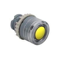 Botão Pulsador Iluminado 22mm Cew Amarelo Weg