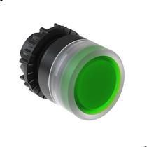 Botão Pulsador Iluminado Verde Weg Cswbfi2wh 22mm Faceado Verde