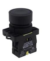 Botao Pulso Faceado Preto 22Mm Metaltex