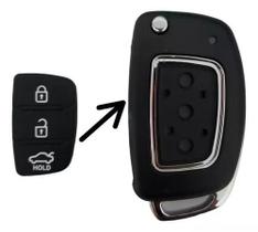 Botão Reparo Para Chave Canivete Hb20 Ix35