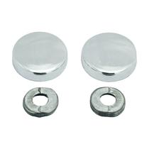 Botão rosca interna cabeça chata maciça metal - 50 unidades Botão rosca interna cabeça chata maciça metal - 50 unidades