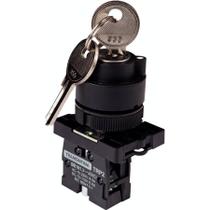 Botão Seletor com Chave Tramontina TRP2-EG21 1NA Duas Posições Base de Plástico