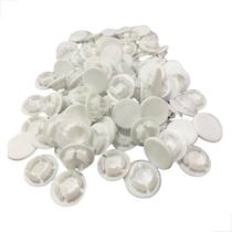 Botão Tapa Furo Para Esquadrias Pacote 100 Peças 3/8 Branco Botão Tapa Furo Para Esquadrias Pacote 100 Peças 3/8 Branco