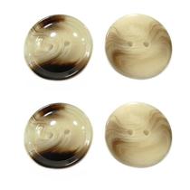 Botão Tartaruga 21mm 2 ou 4 Furos Para Casacos Blazer Roupa - 50 peças Botão Tartaruga 21mm 2 ou 4 Furos Para Casacos Blazer Roupa - 50 peças