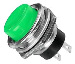 Botão Tebera Verde Chave Push Button Ds212 2 Terminais 20pçs