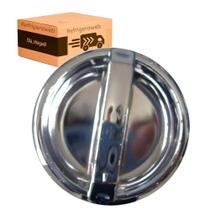 Botão Timer Lavadora / Secadora Brastemp Antiga Cromado