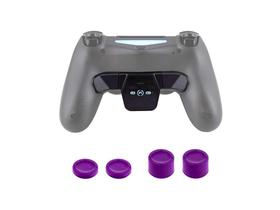 Botão traseiro para controle Nyko Trigger para PS4 com capas para analógicos