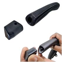 Botão Trava Alavanca E Capa Couro Freio De Mão Onix Ls Premier Ltz active Advantage 2014 Á 2019