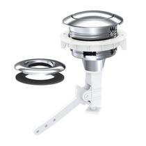 Botão Universal Cromado para Caixas Acopladas Acionamento Superior 38mm Roco Botão Universal Cromado para Caixas Acopladas Acionamento Superior 38mm Roco