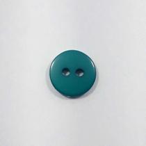 Botão Verde 10mm 2 Furos Plástico ABS Brilho 50Un 100Un 200Un confecção vestidos artesanato casacos Botões 44409V