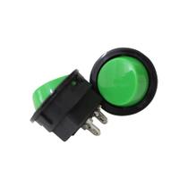 Botão Verde para Chocadeiras GP - 1X2 D/L.PLUS.2 6A CX Preto