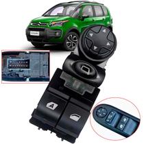 Botão Vidro Elétrico C3 Citroen Aircross Dianteiro Esquerdo Botão Vidro Elétrico C3 Citroen Aircross Dianteiro Esquerdo