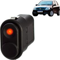 Botão Vidro Elétrico Celta 00 a 17 Console Led Laranja