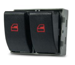 Botão vidro elétrico fox/gol g4 duplo 1 estágio - dial