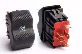 Botao Vidro Elétrico Gol G2 Bola - 2 Peças Botao Vidro Elétrico Gol G2 Bola - 2 Peças