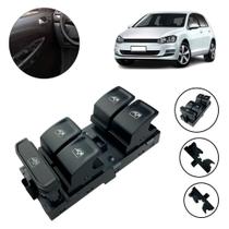 Botão Vidro Elétrico Golf G7 Anos 2013 2014 2015 2016 a 2021 Botão Vidro Elétrico Golf G7 Anos 2013 2014 2015 2016 a 2021