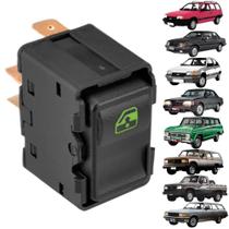 Botão Vidro Elétrico Monza Kadett Ipanema Opala Caravan A-20 C-20 D-20 Bonanza Veraneio Led verde Passageiro Kostal 3836550 Original 52280777