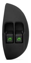 Botão Vidro Elétrico Palio Strada Siena Duplo Led Verde Botão Vidro Elétrico Palio Strada Siena Duplo Led Verde