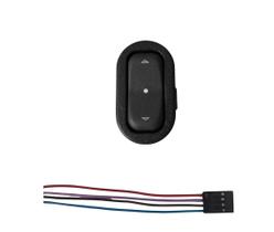 Botao Vidro Eletrico Prisma 2006 2007 2008 Simples + plugue