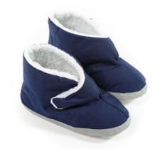 Botas Active Care Edema para homens, tamanho 11-12, azul marinho 1 par