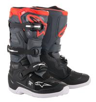 Botas Alpinestars Youth Tech 7S unissex cinza/vermelha tamanho 04