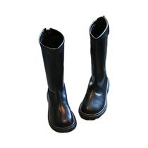 Botas Altas De Couro Para Meninas, Estilo Japonês, Moda Princesa, Antiderrapante, Calçados De PU Botas Altas De Couro Para Meninas, Estilo Japonês, Moda Princesa, Antiderrapante, Calçados De PU