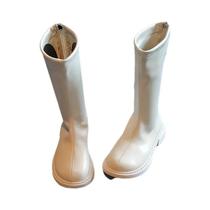 Botas Altas De Couro Para Meninas Estilo Japonês Outono Primavera Princesa Passarela Sapatos De Moda