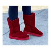 Botas Chiporro femininas de inverno Burdeo 7182 + 2 vermelhas