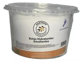 Botas Com Creme Hidratante Emoliente - Pote Com 50 Unidades Botas Com Creme Hidratante Emoliente - Pote Com 50 Unidades