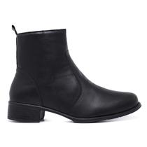 Botas Coturno Feminino Cano Curto Inverno Confortável Ziper