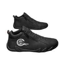 Botas Curtas Casuais Masculinas Com Zíper Lateral, Calçados Esportivos Modernos De Sola Plana Para Botas Curtas Casuais Masculinas Com Zíper Lateral, Calçados Esportivos Modernos De Sola Plana Para