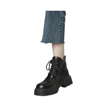 Botas Curtas Femininas Confortáveis Com Bico Quadrado E Salto Grosso, Versáteis E Elegantes Para