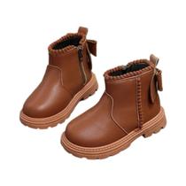 Botas Curtas Quentes De Outono E Inverno Para Crianças, Meninos E Meninas, Sapatos De Neve Em Couro Botas Curtas Quentes De Outono E Inverno Para Crianças, Meninos E Meninas, Sapatos De Neve Em Couro