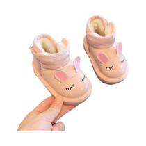 Botas De Algodão Para Meninas, Moda De Inverno, Calçados Infantis Com Solado Macio, Novos Sapatos Botas De Algodão Para Meninas, Moda De Inverno, Calçados Infantis Com Solado Macio, Novos Sapatos