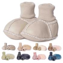 Botas de bebê Mel&Syd Fleece unissex em pele de carneiro australiana Botas de bebê Mel&Syd Fleece unissex em pele de carneiro australiana