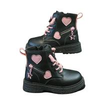 Botas De Borracha Rosa Para Meninas Com Zíper Lateral, Sola Macia, Moda Outono Inverno, Princesa, Botas De Borracha Rosa Para Meninas Com Zíper Lateral, Sola Macia, Moda Outono Inverno, Princesa,