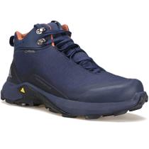 Botas de caminhada HUMTTO masculinas para todos os terrenos impermeáveis, azuis, tamanho 8