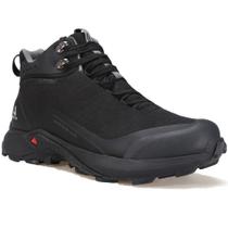 Botas de caminhada HUMTTO masculinas todo-terreno impermeáveis pretas