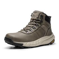 Botas de caminhada NORTIV 8 NMUMHB2505 de couro impermeável masculinas Olive 8.5