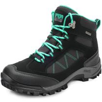 Botas de caminhada R CORD à prova d'água para mulheres, todas pretas Botas de caminhada R CORD à prova d'água para mulheres, todas pretas